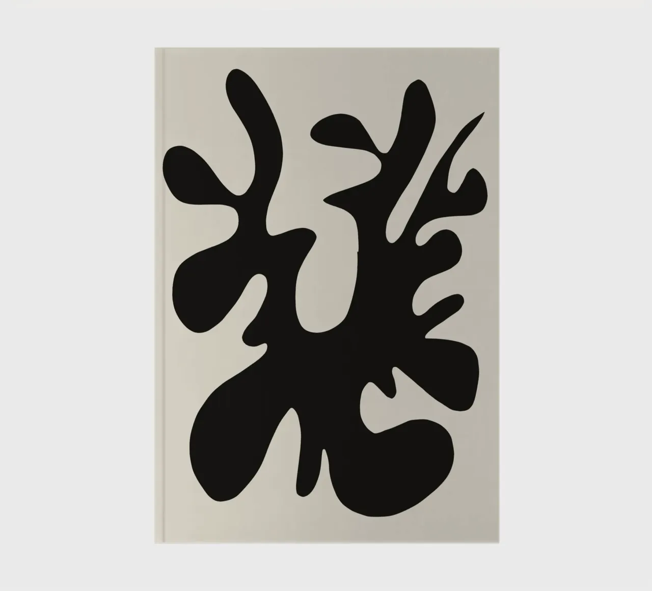 Dark abstract 06 notebook by Little Dean