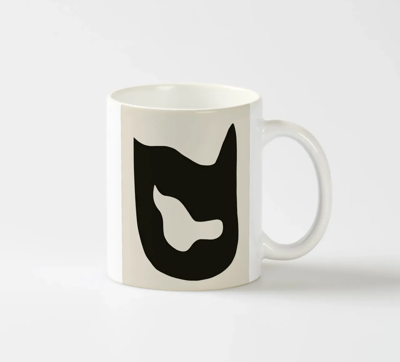 Astratto scuro 07 tazza in ceramica da Little Dean