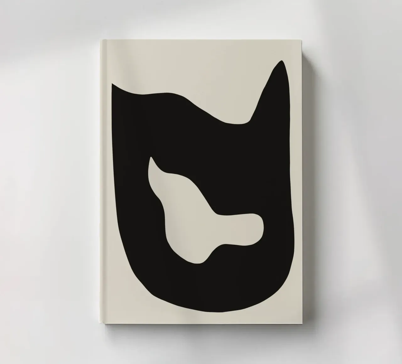 Dark abstract 07 notebook by Little Dean