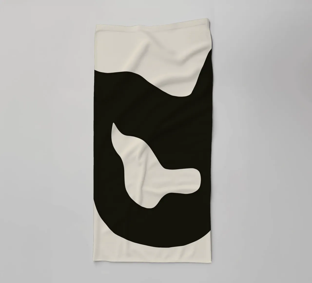 Dark abstract 07 towel by Little Dean
