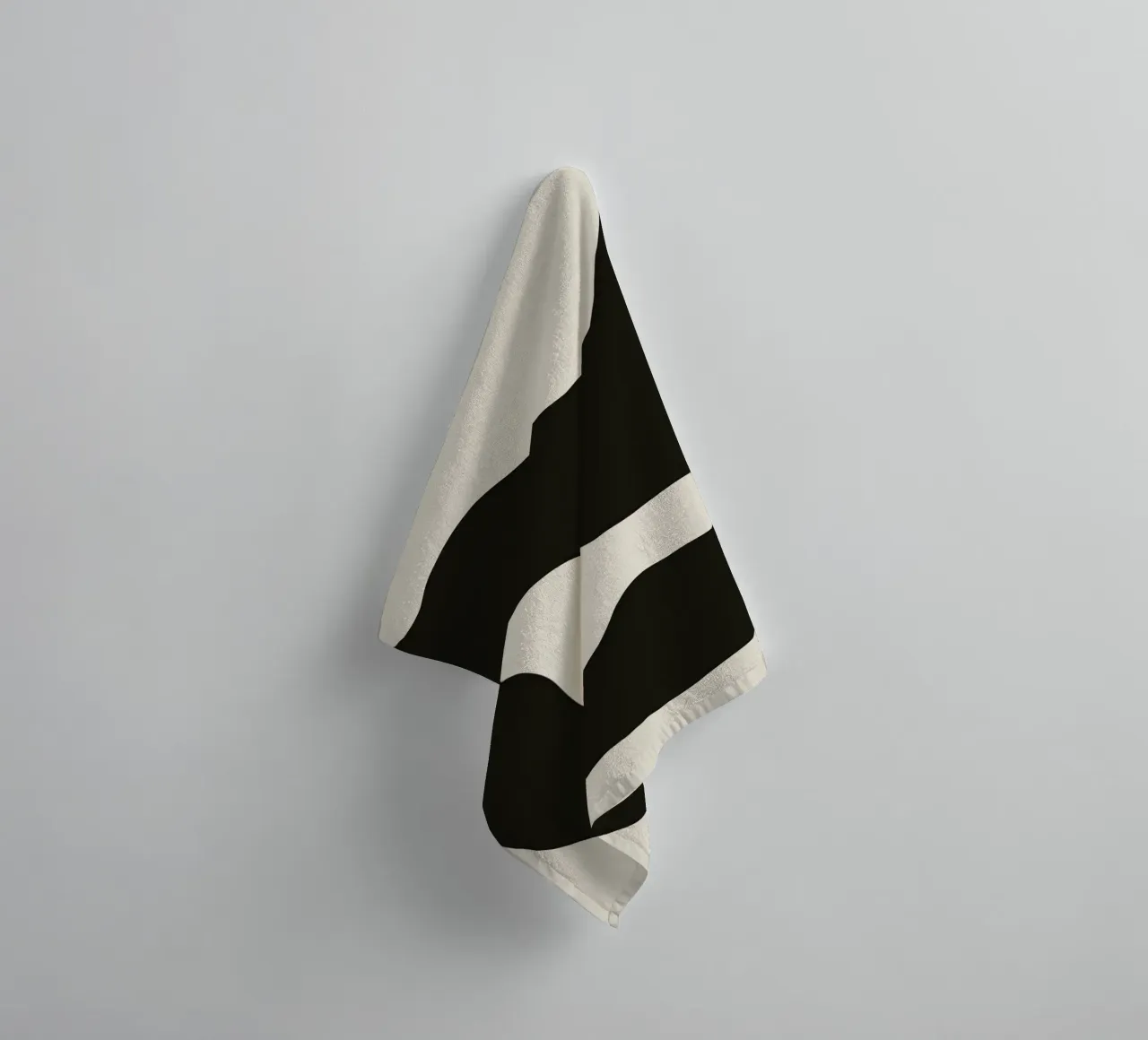 Dark abstract 07 towel by Little Dean