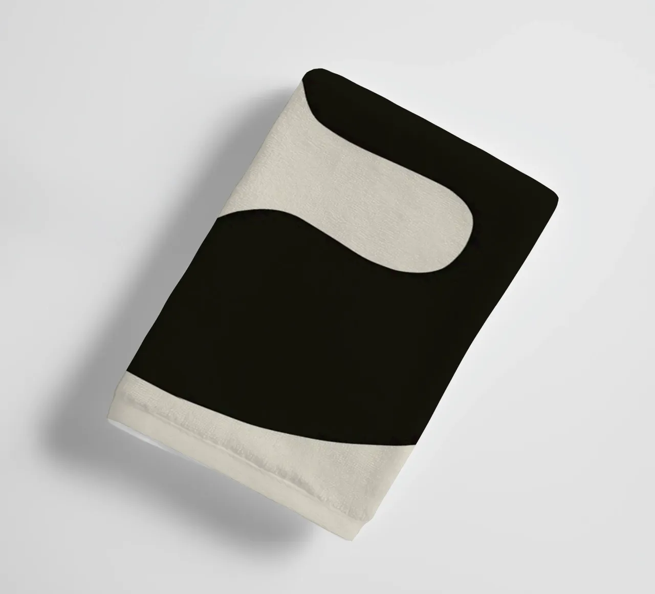 Dark abstract 07 towel by Little Dean