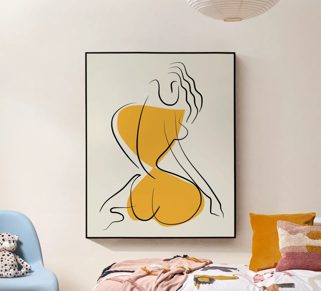 Giallo e nudo 05 plexiglass da Little Dean