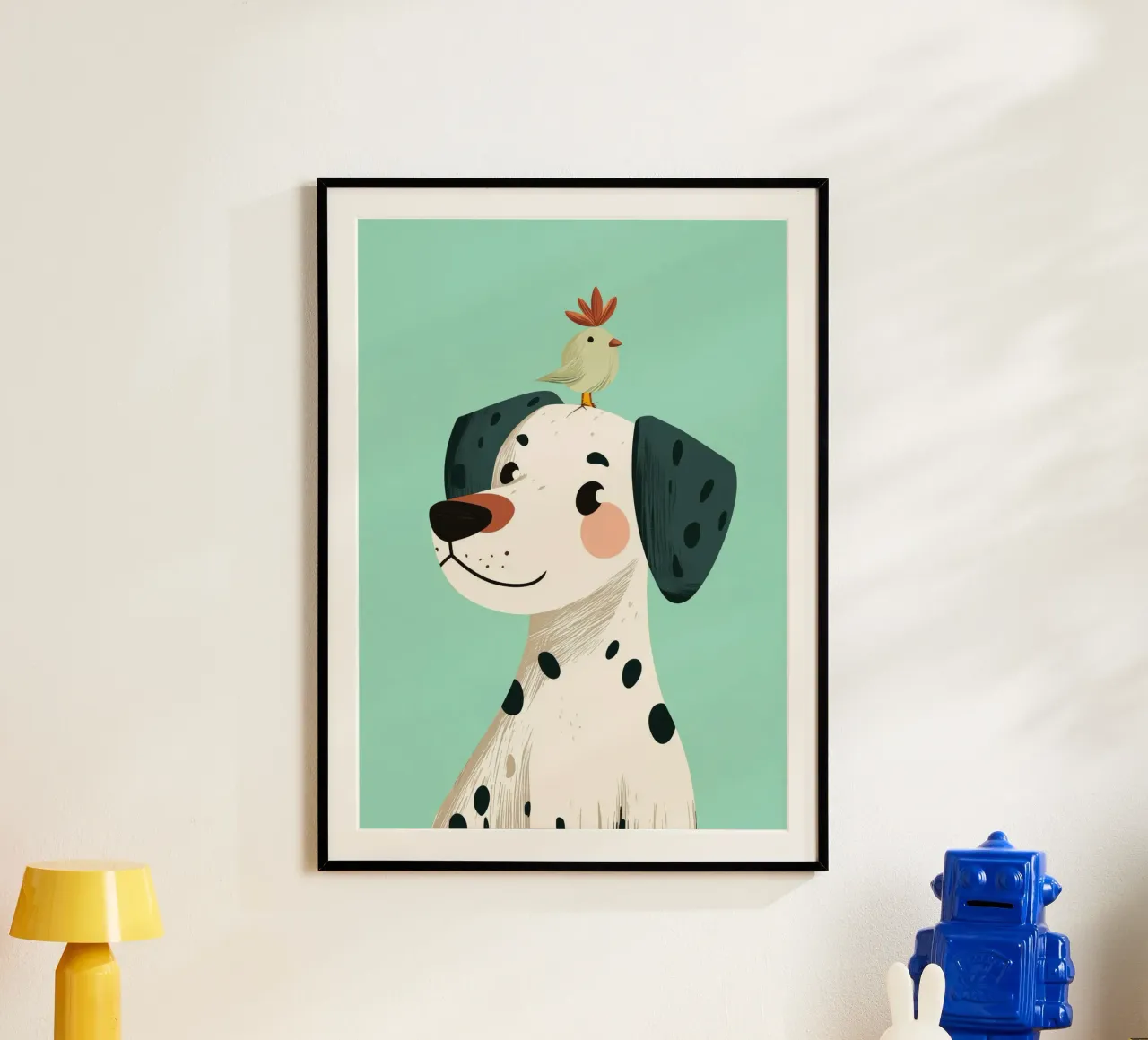 The Gentle Giant and the Tiny Friend Poster von Kiara