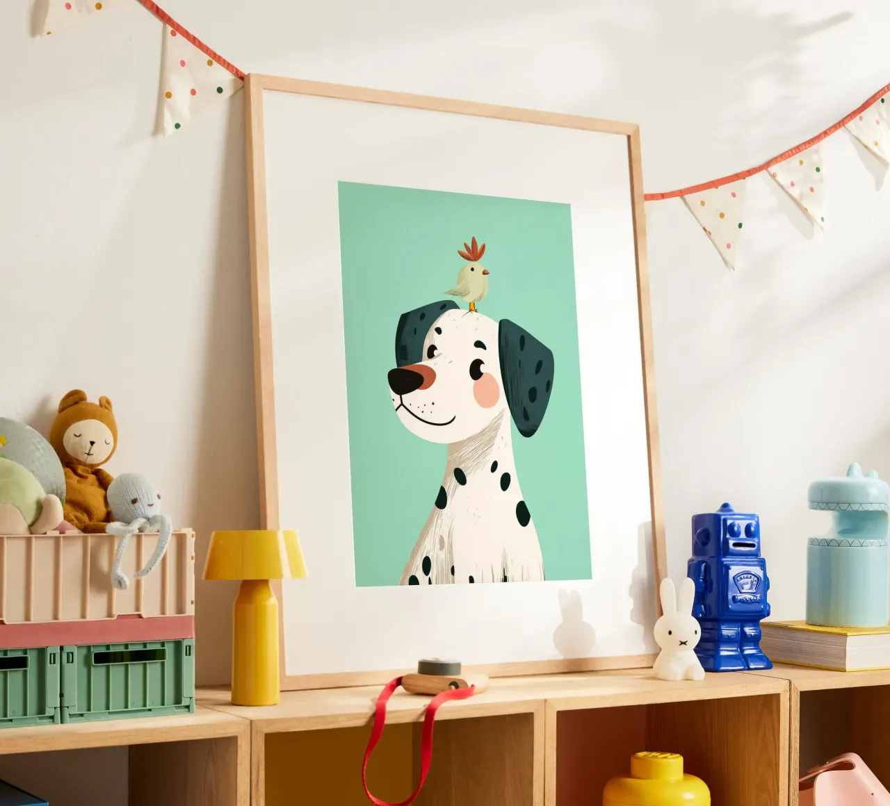 The Gentle Giant and the Tiny Friend Poster von Kiara