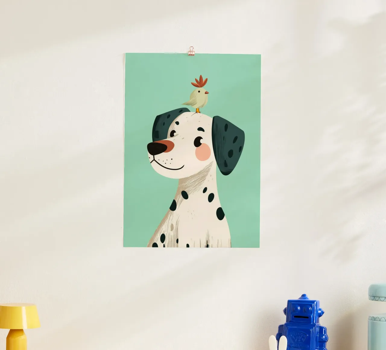 The Gentle Giant and the Tiny Friend Poster von Kiara