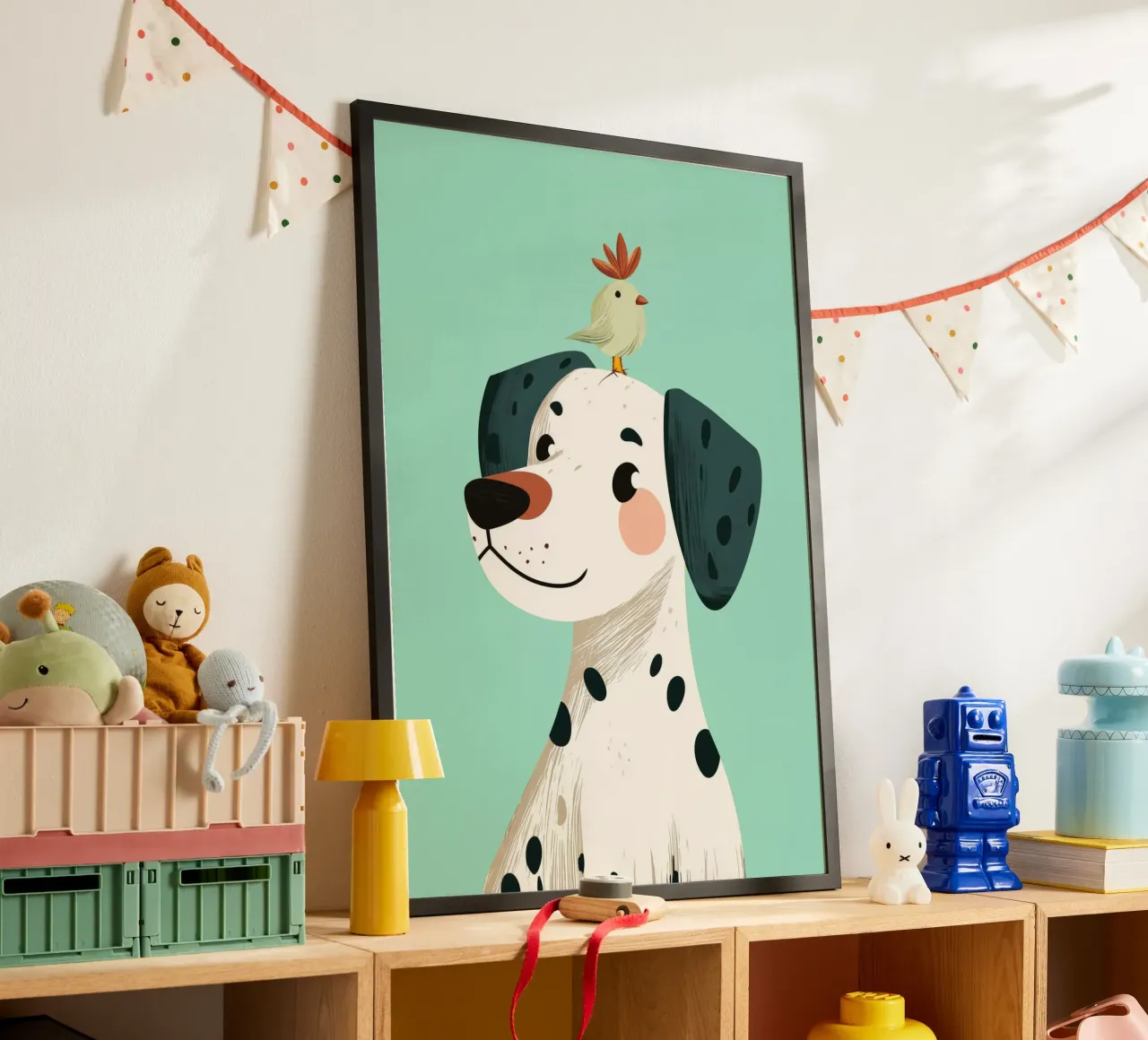 The Gentle Giant and the Tiny Friend Poster von Kiara