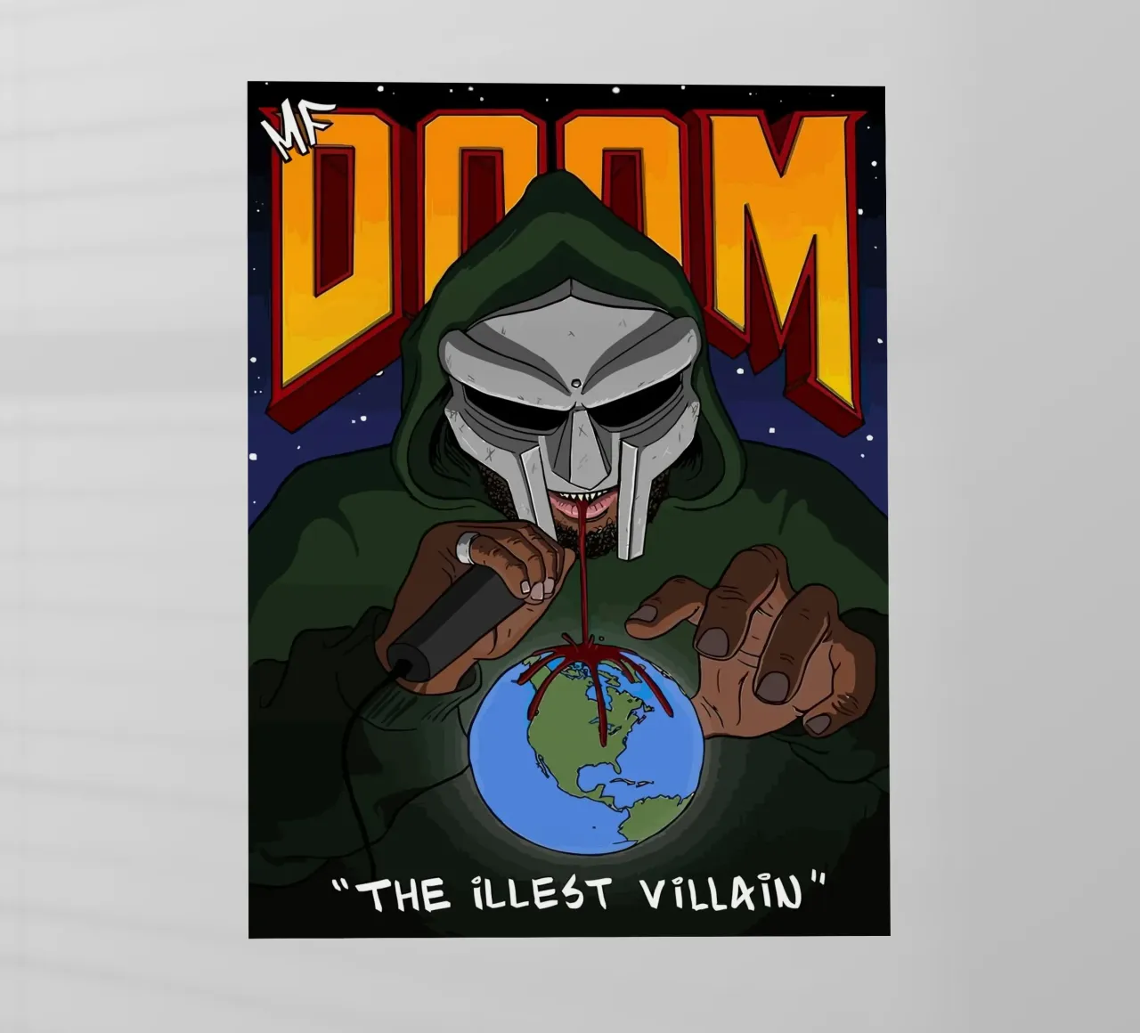 MF DOOM pellicola backlit da Musadad Shop