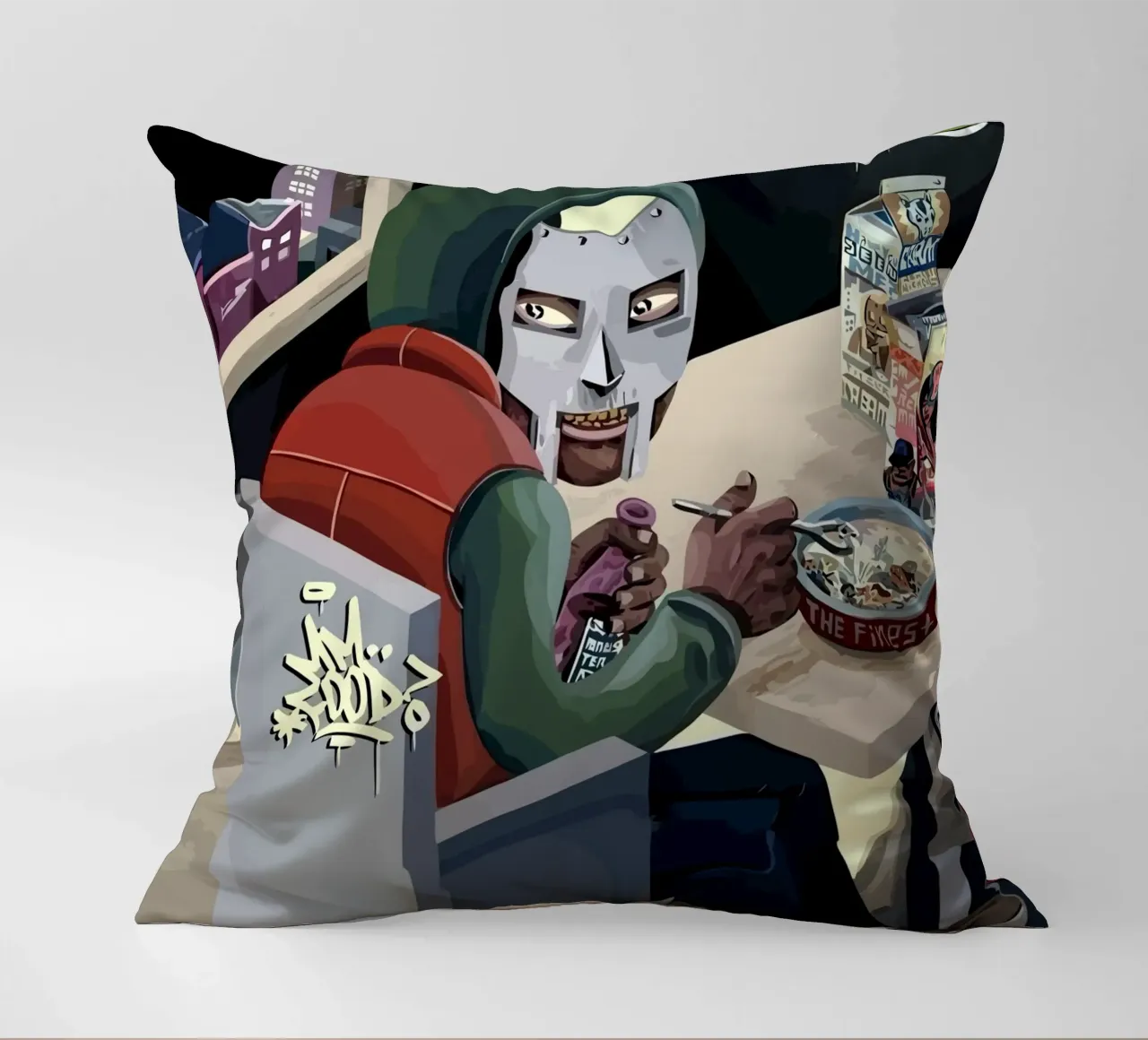 Mf Doom cuscino da Musadad Shop