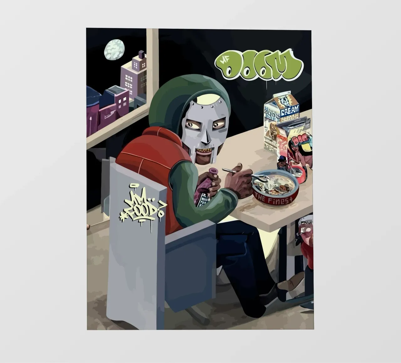 Mf Doom telo in pvc da Musadad Shop