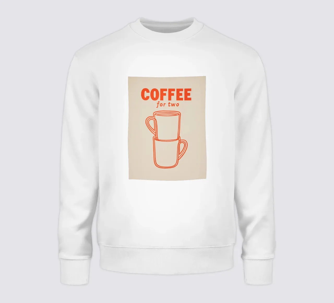 Pausa caffè per due persone felpa da Carinaprint