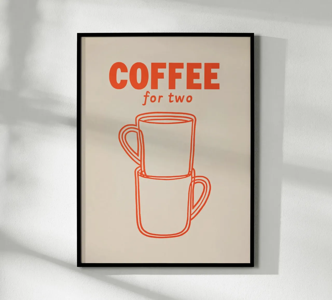 Kaffeepause zu zweit Hahnemühle von Carinaprint
