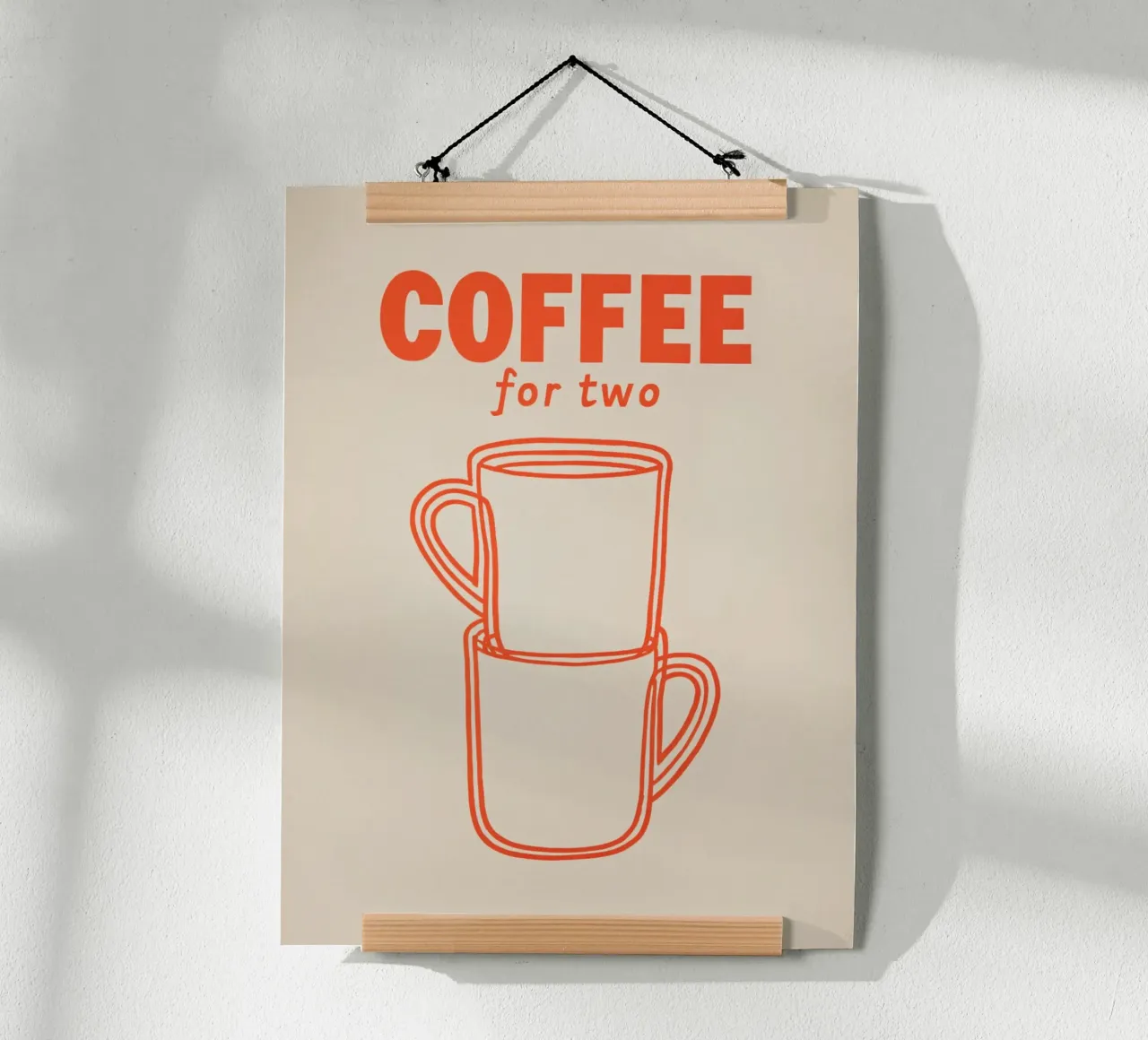 Kaffeepause zu zweit Hahnemühle von Carinaprint