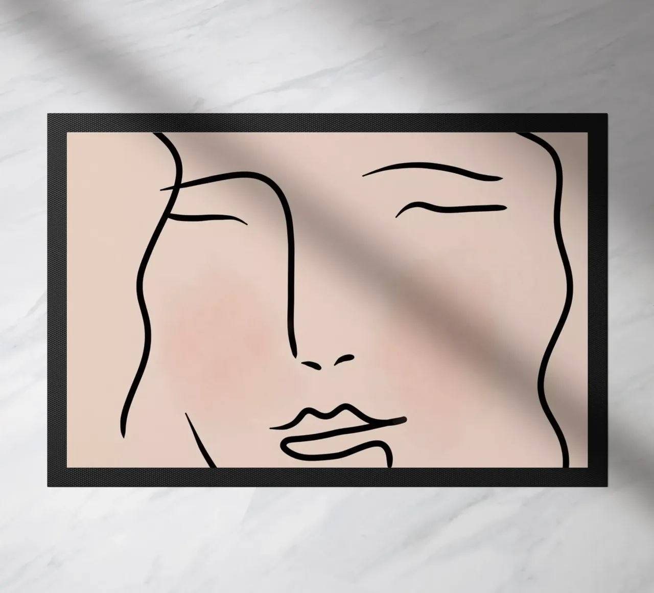 Lime doormat by Mike Leymi