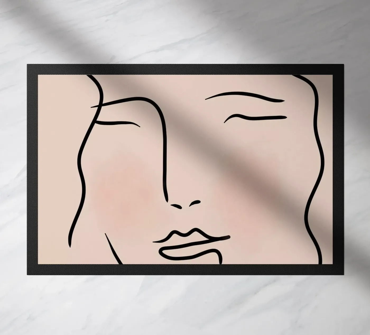 Lime doormat by Mike Leymi