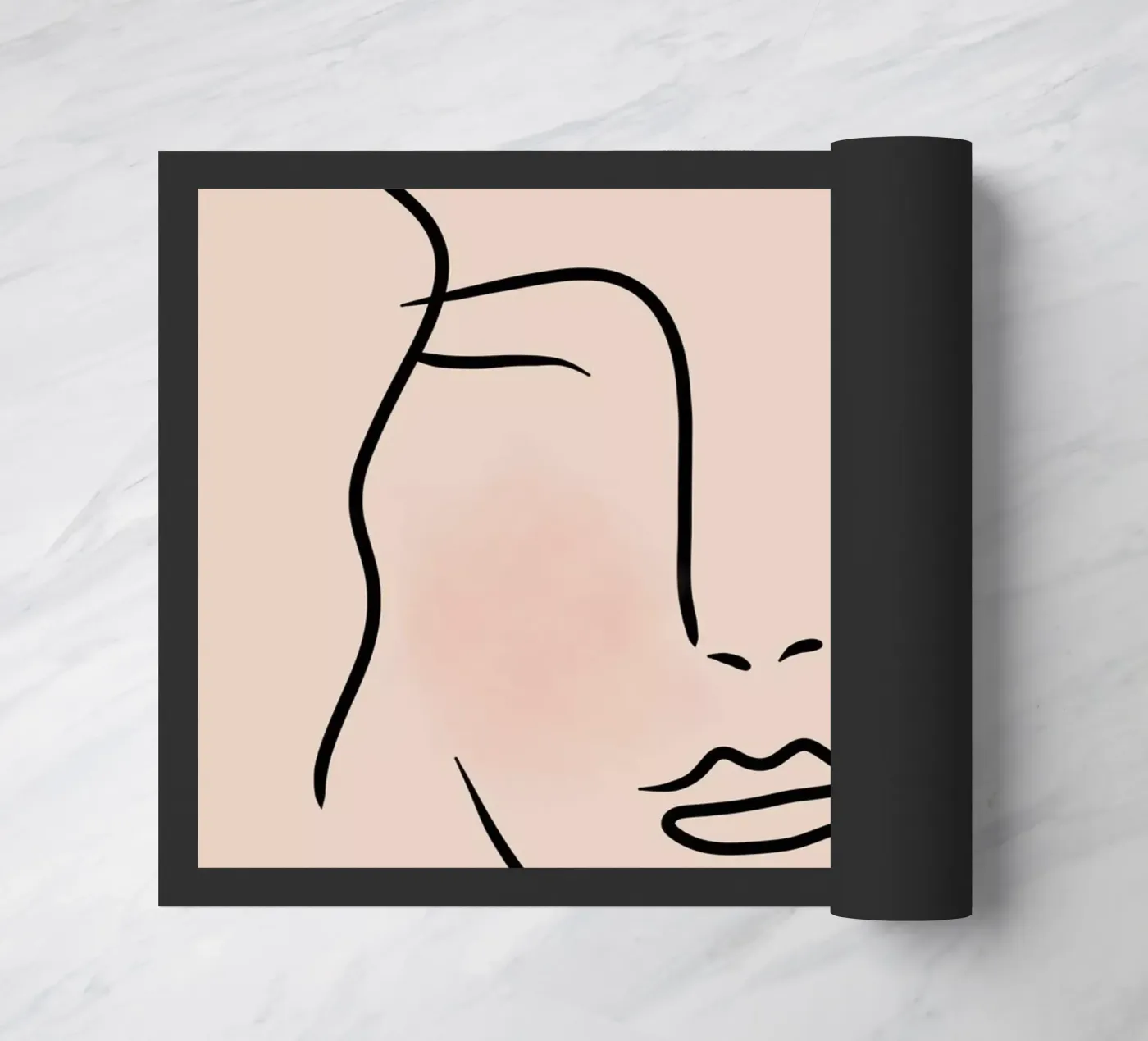 Lime doormat by Mike Leymi