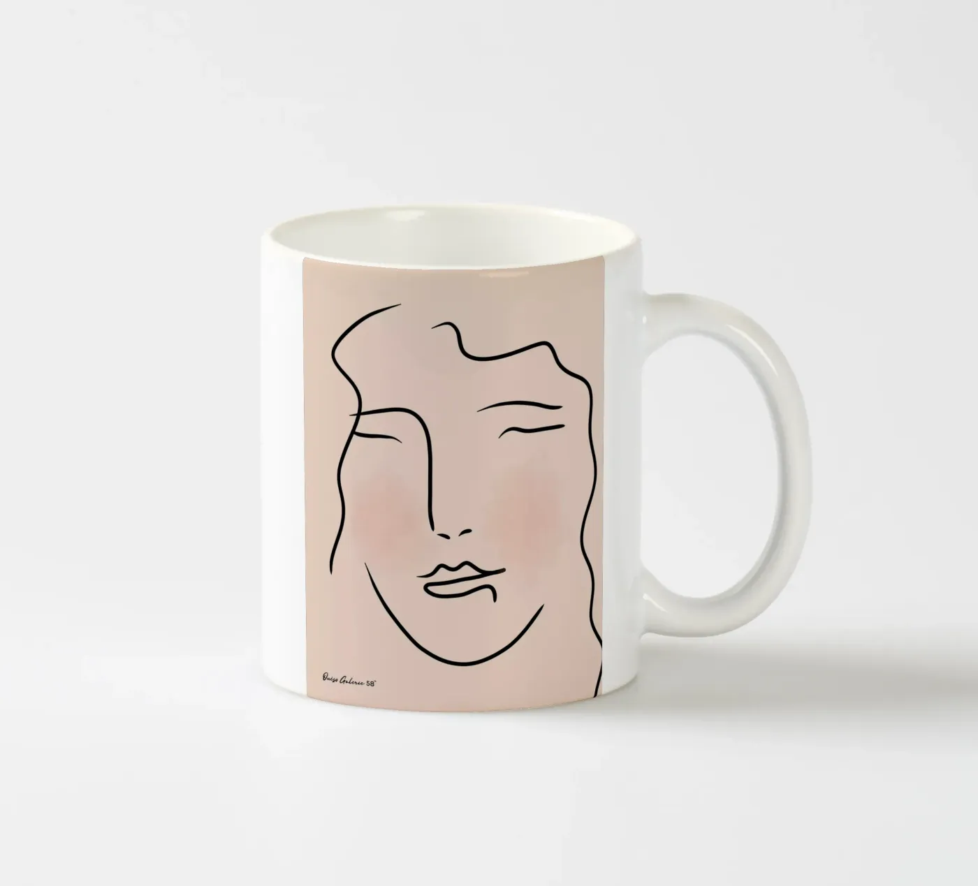 Lime ceramic mug by Mike Leymi