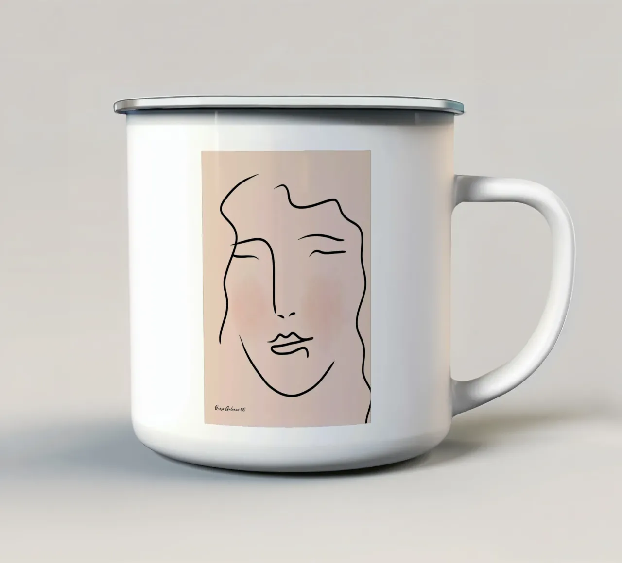 Lime tazza in smalto da Mike Leymi