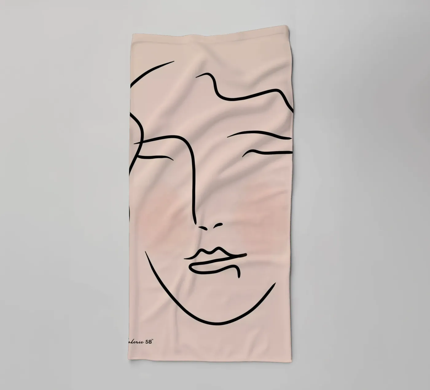 Lime towel by Mike Leymi