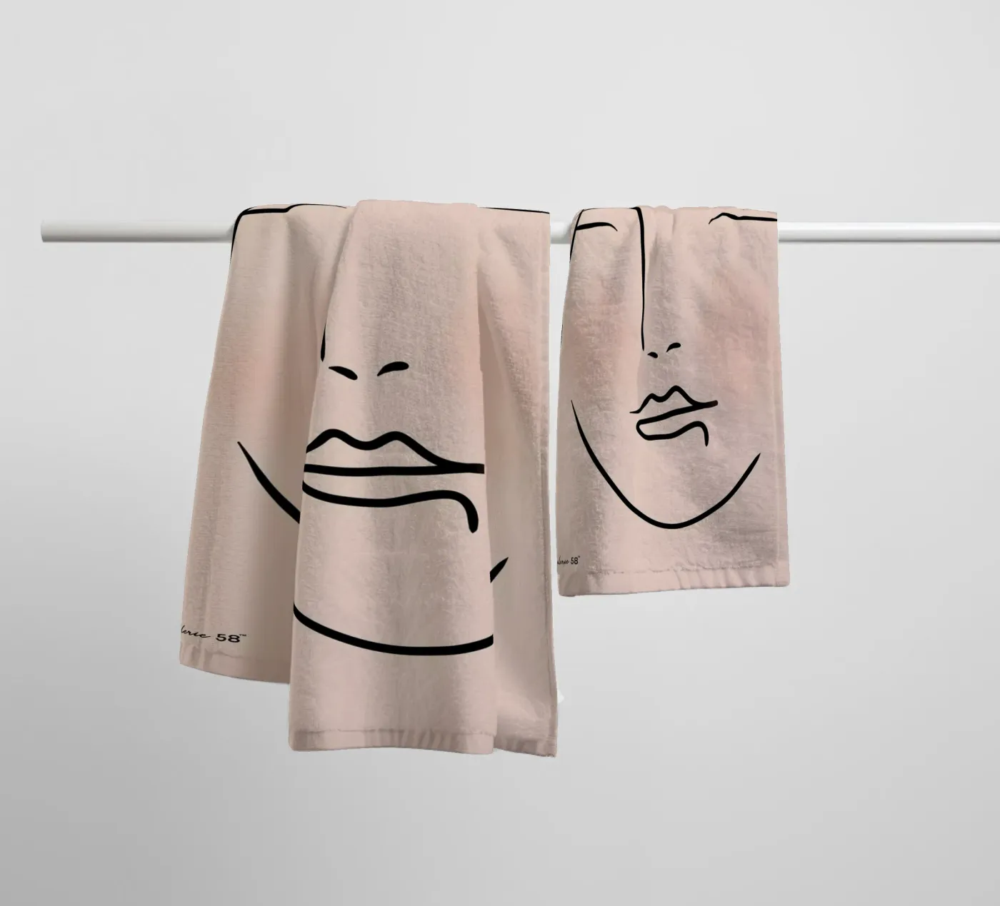 Lime towel by Mike Leymi