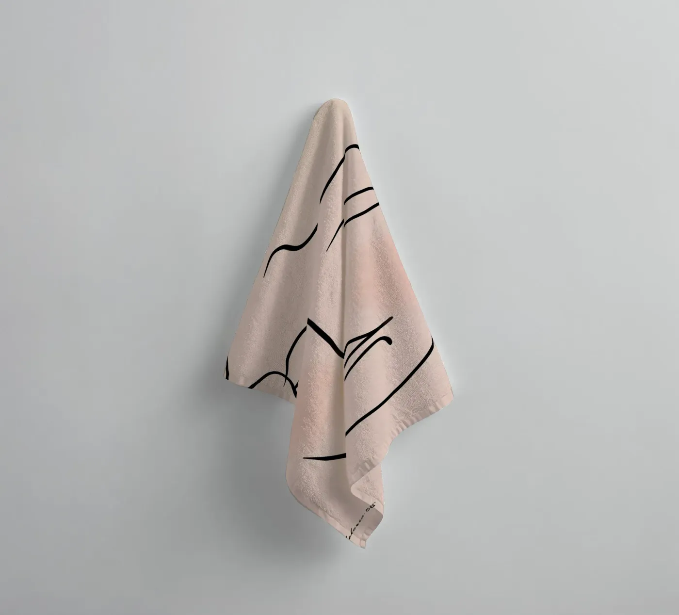 Lime badhanddoek van Mike Leymi