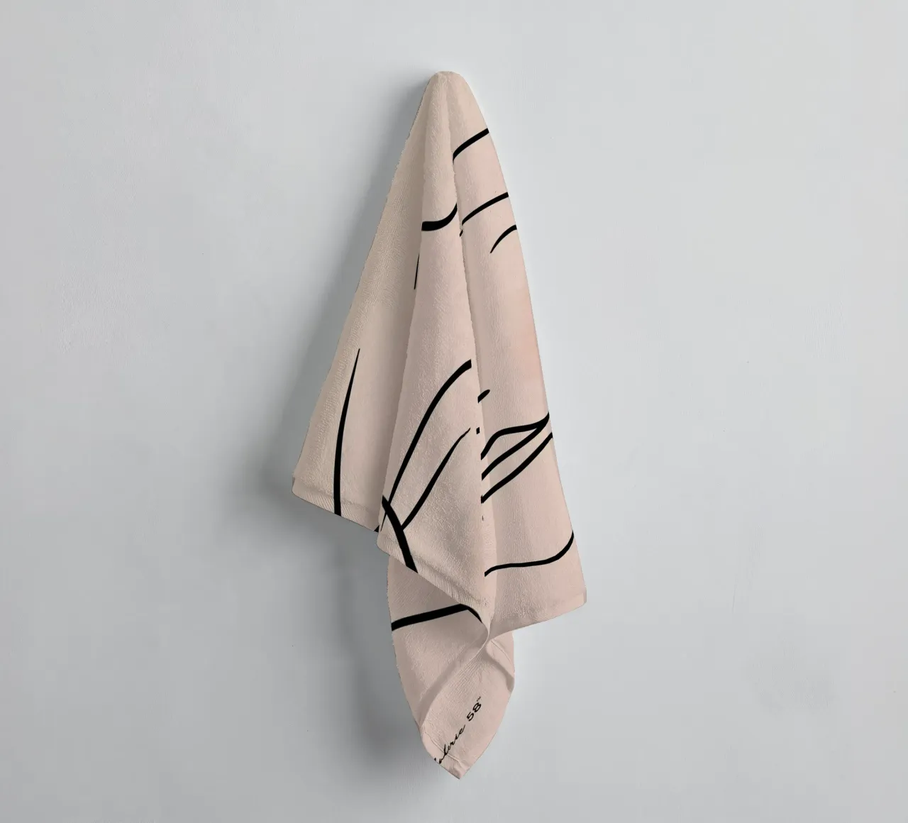 Lime badhanddoek van Mike Leymi