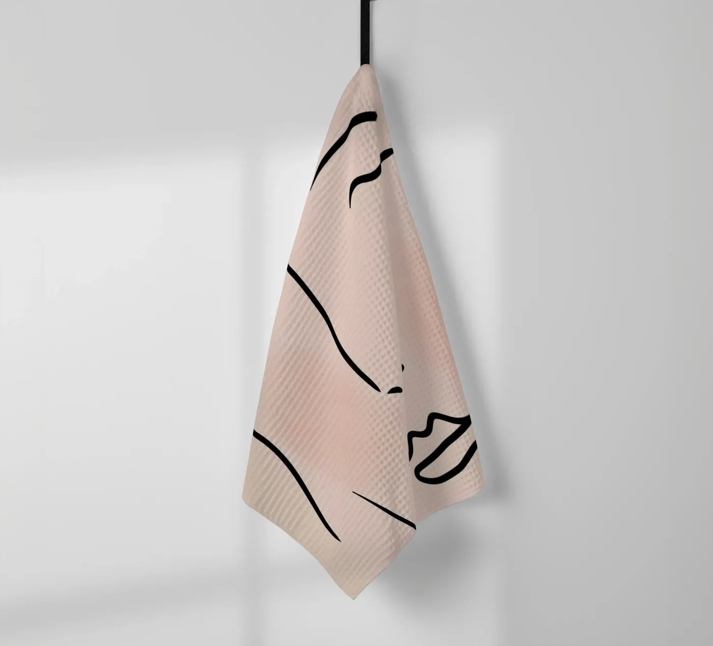 Lime tea towel by Mike Leymi
