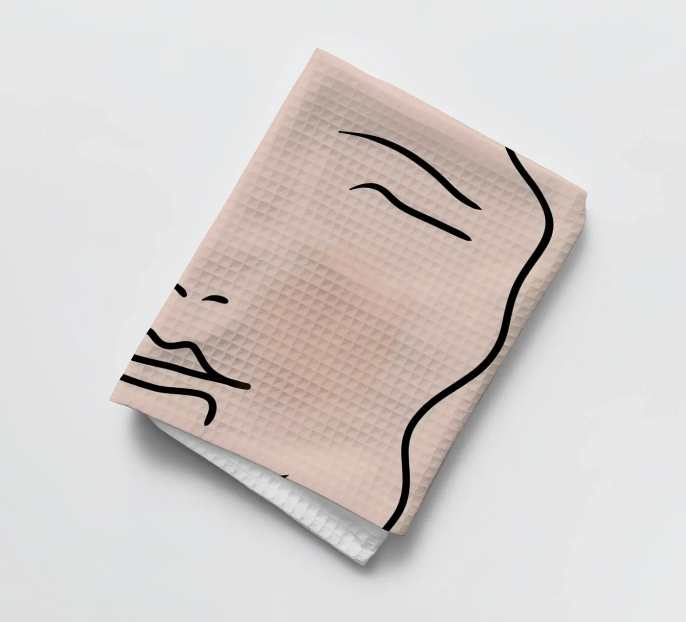Lime tea towel by Mike Leymi
