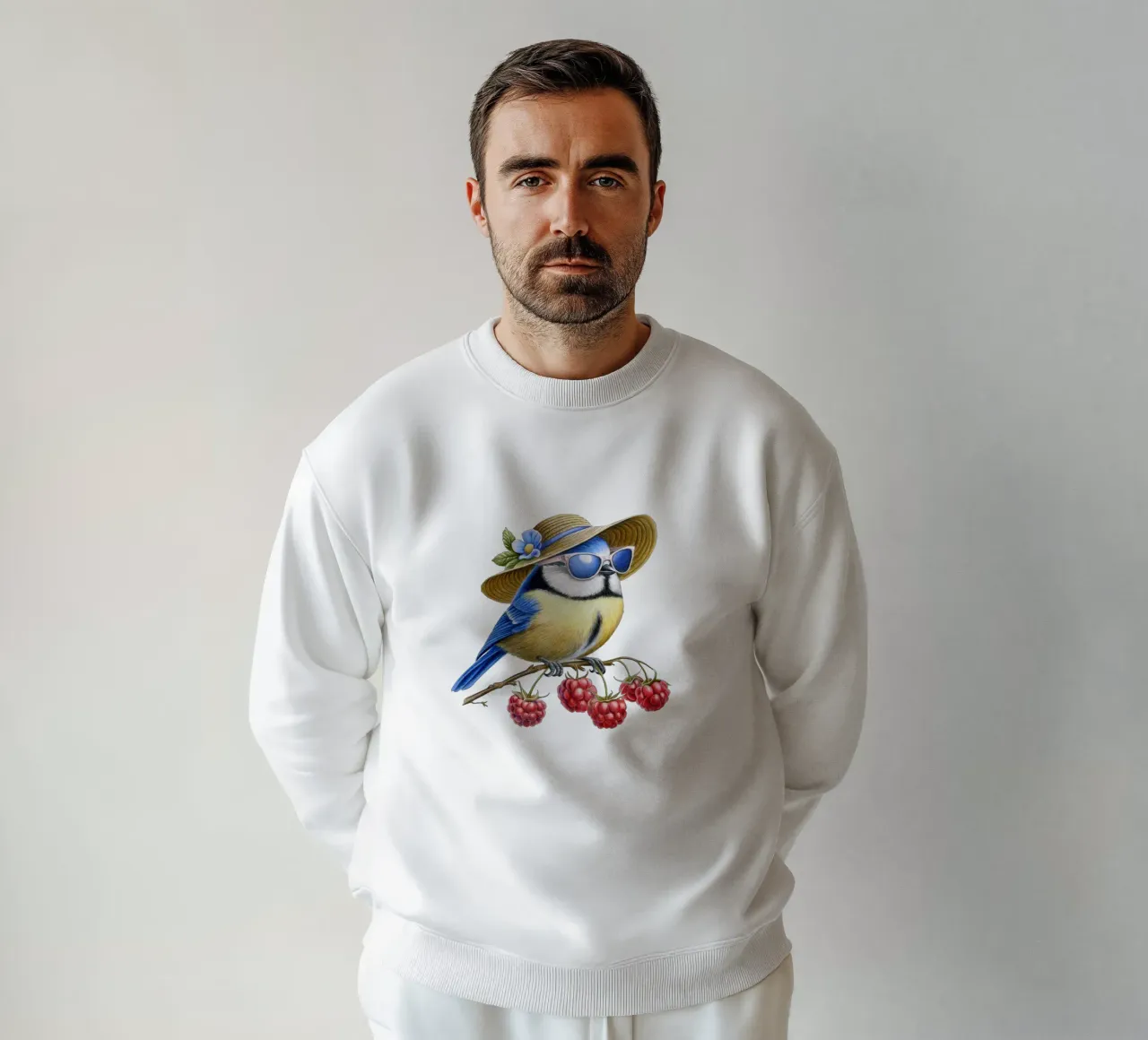 Uccello estivo felpa da Graphit und Farbe