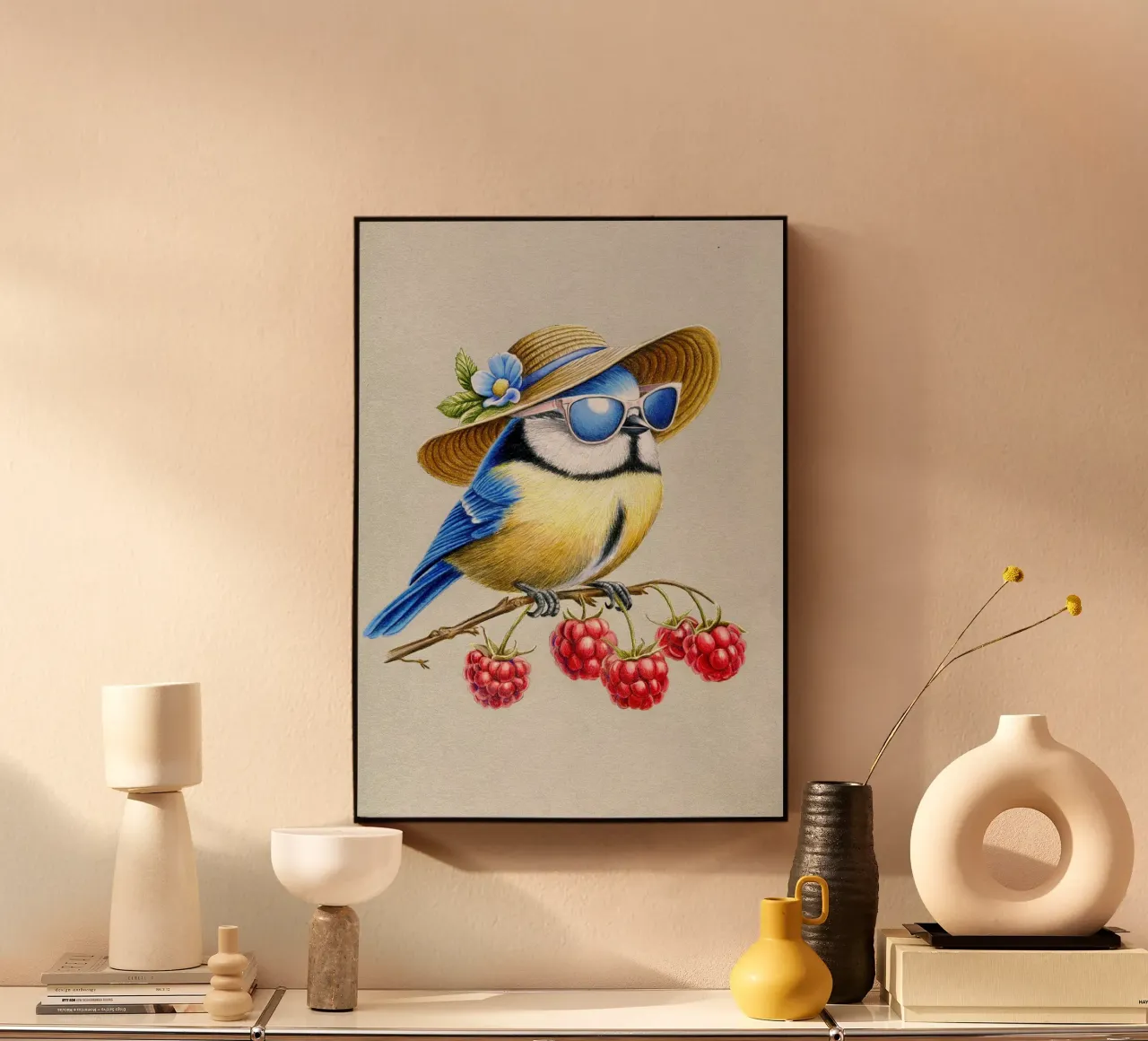 Uccello estivo alluminio dibond da Graphit und Farbe