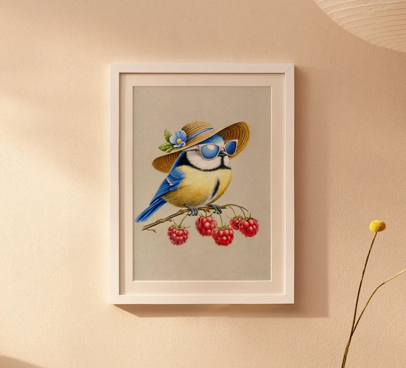 Summer Bird poster by Graphit und Farbe
