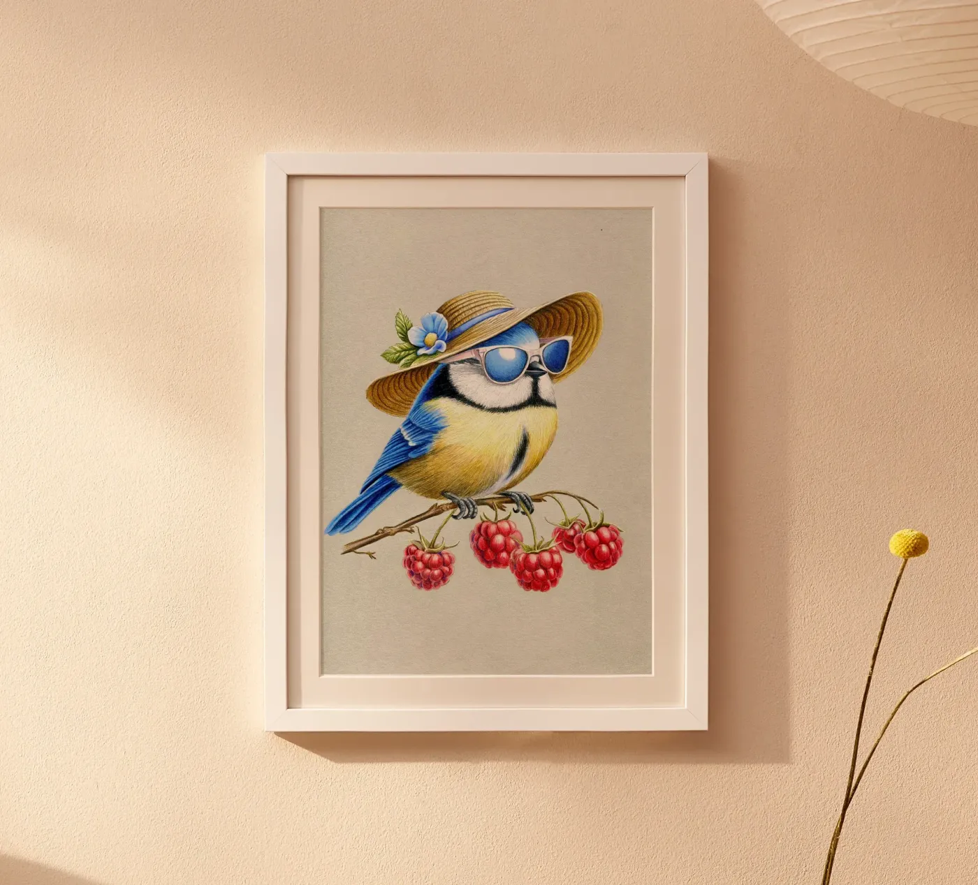 Summer Bird poster by Graphit und Farbe