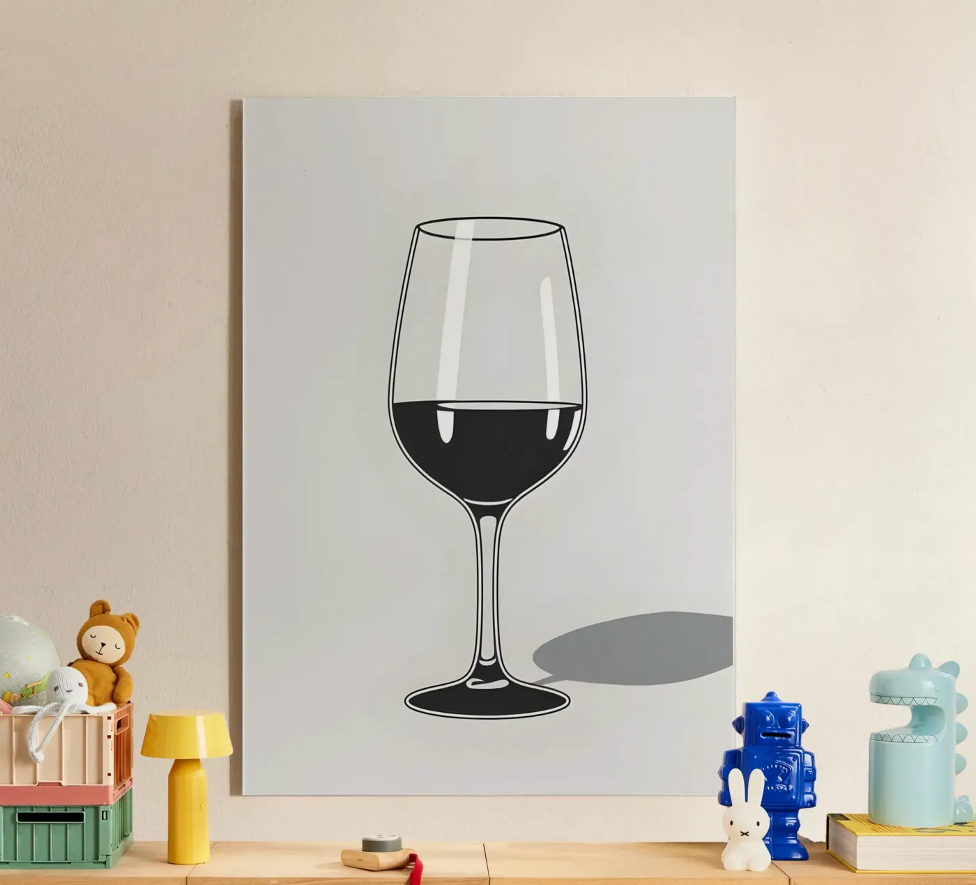 Profilo del bicchiere da vino plexiglass da LIFESTYLE OBJECTS