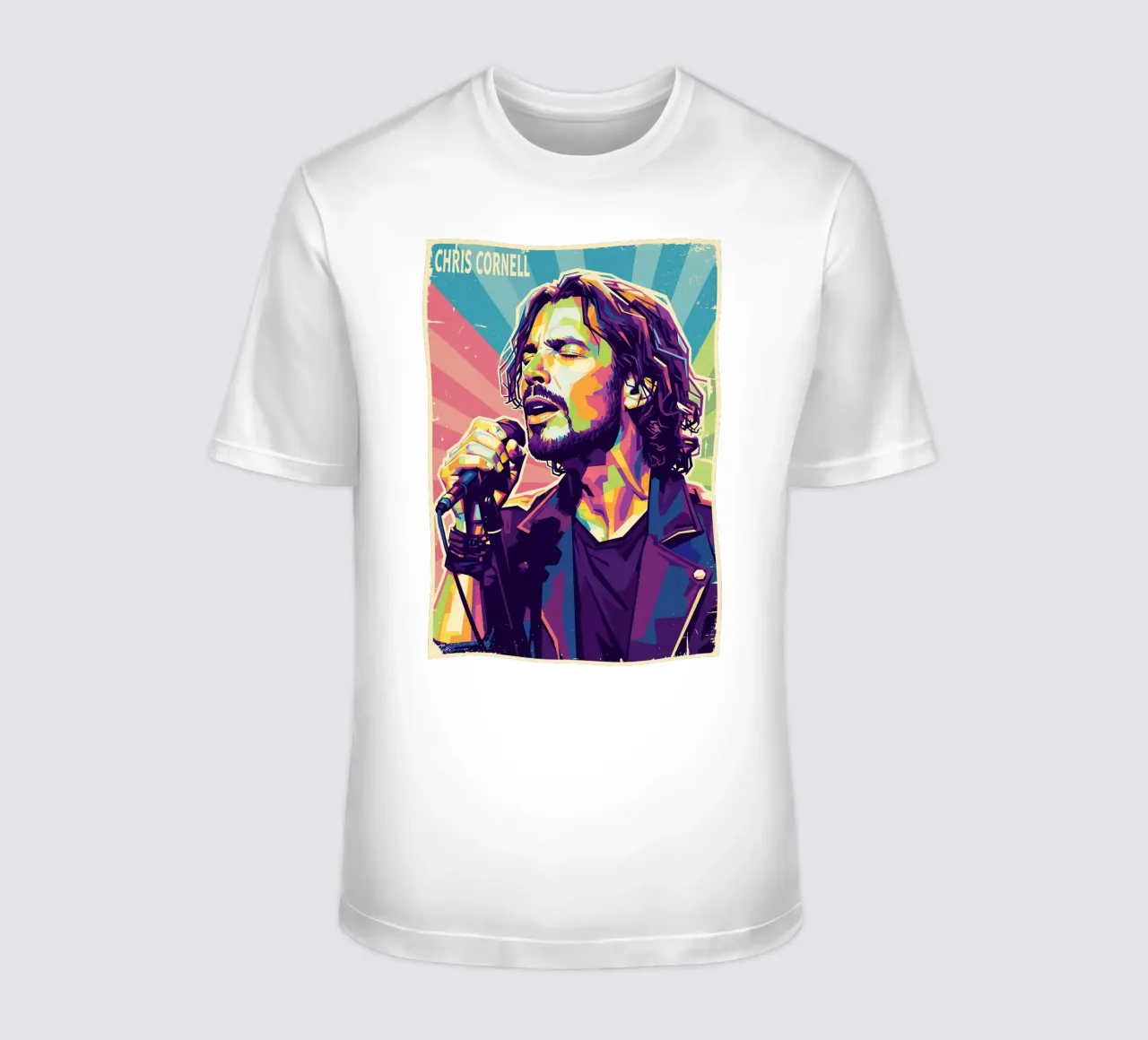Chris Cornell pop art t-shirt da Hantamrata