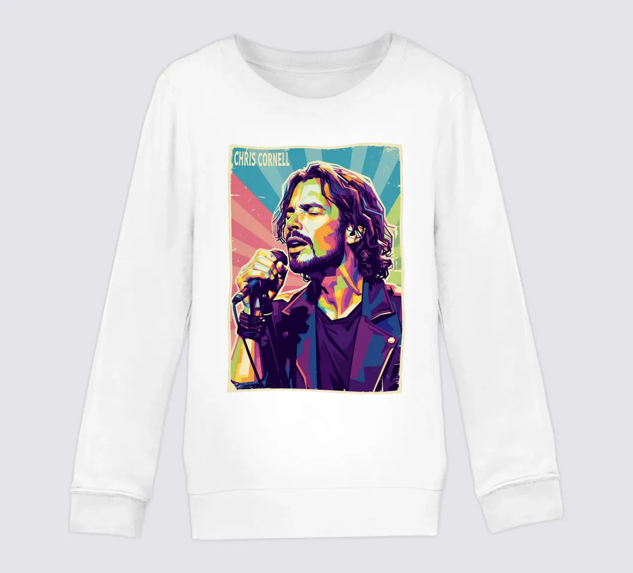 Chris Cornell pop art felpa bambino da Hantamrata
