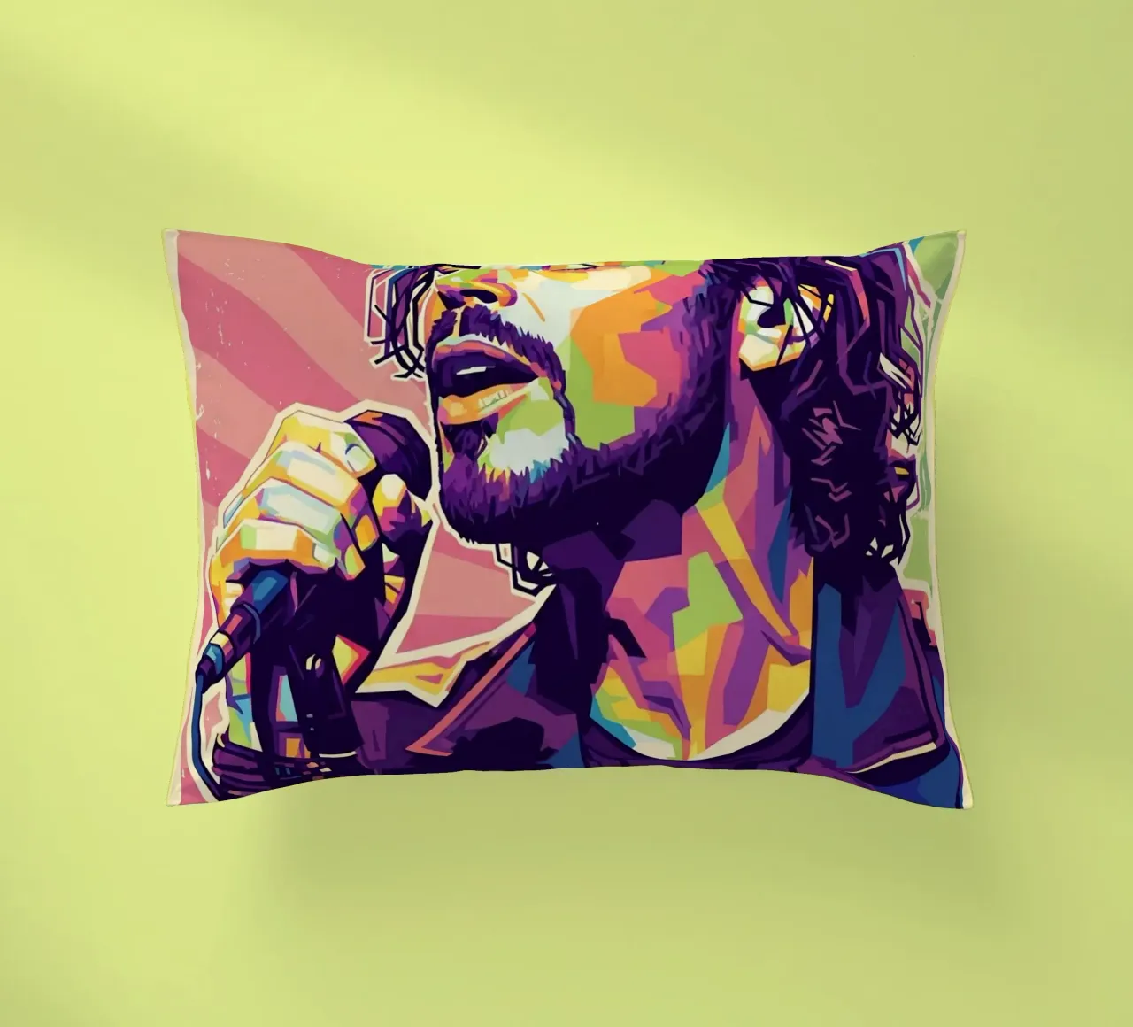 Chris Cornell pop art cuscino da Hantamrata