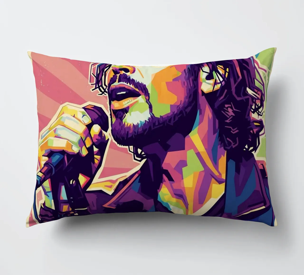 Chris Cornell pop art cuscino da Hantamrata
