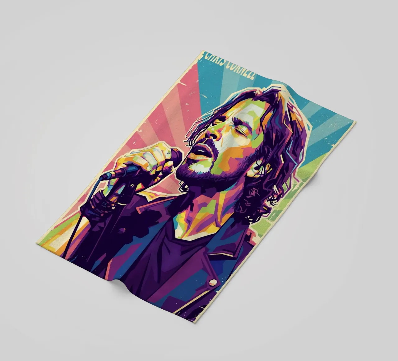 Chris Cornell pop art telo mare da Hantamrata