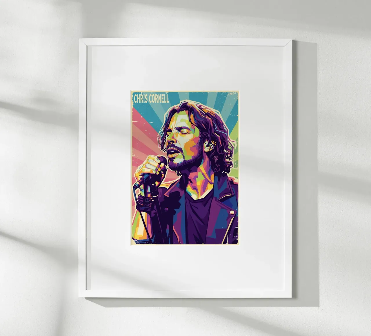 Chris Cornell pop art carta hahnemühle da Hantamrata