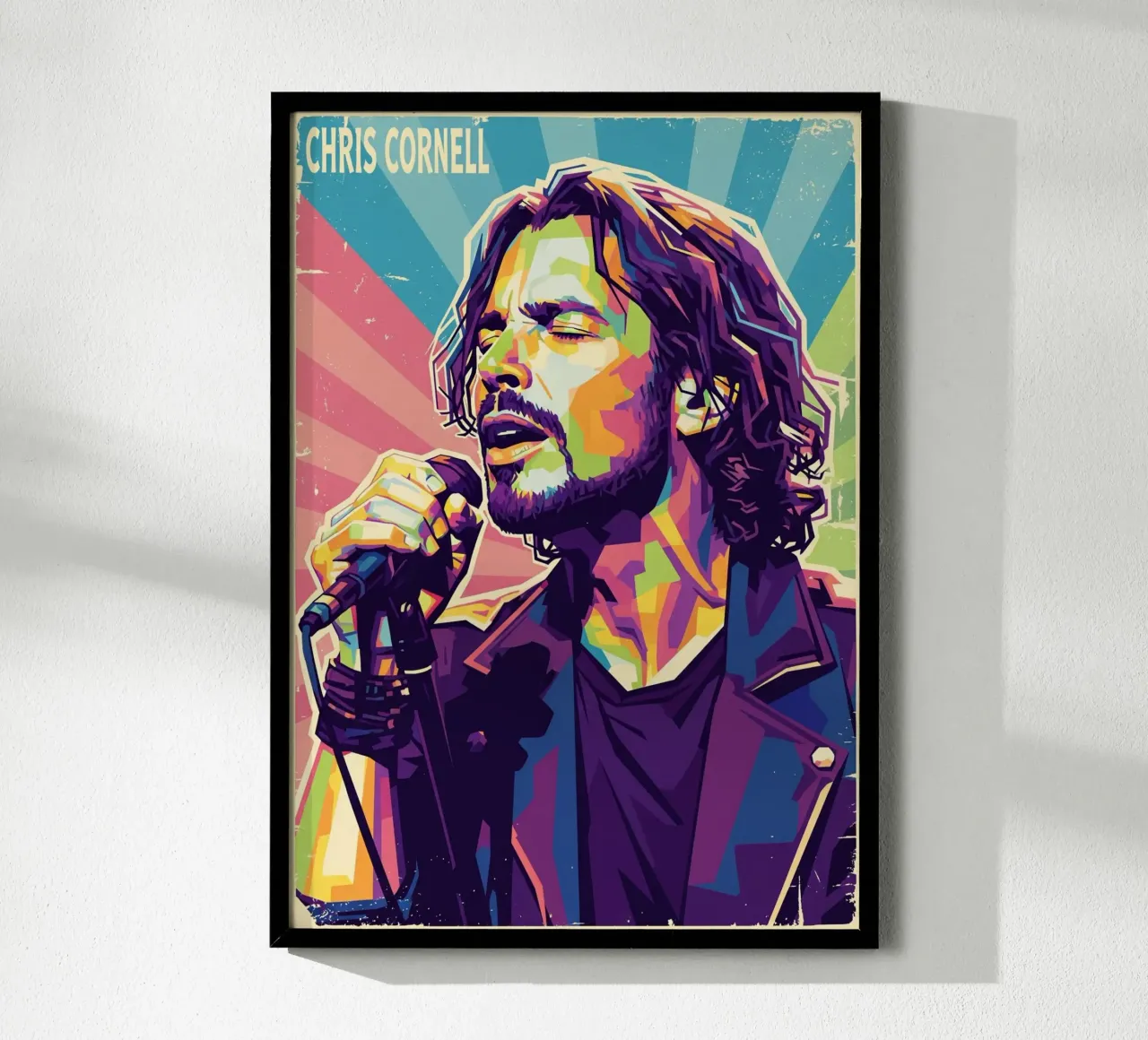 Chris Cornell pop art carta hahnemühle da Hantamrata