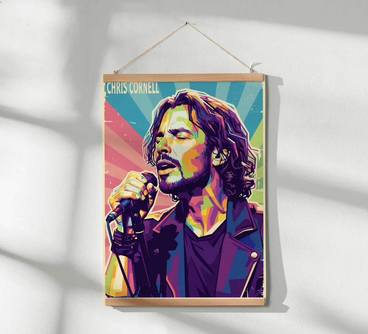 Chris Cornell pop art carta hahnemühle da Hantamrata