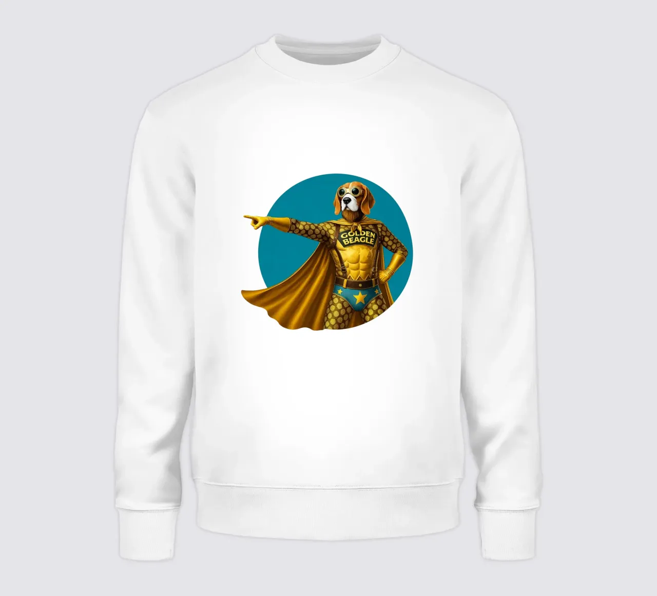The Golden Beagle felpa da Vintage Van Gogh