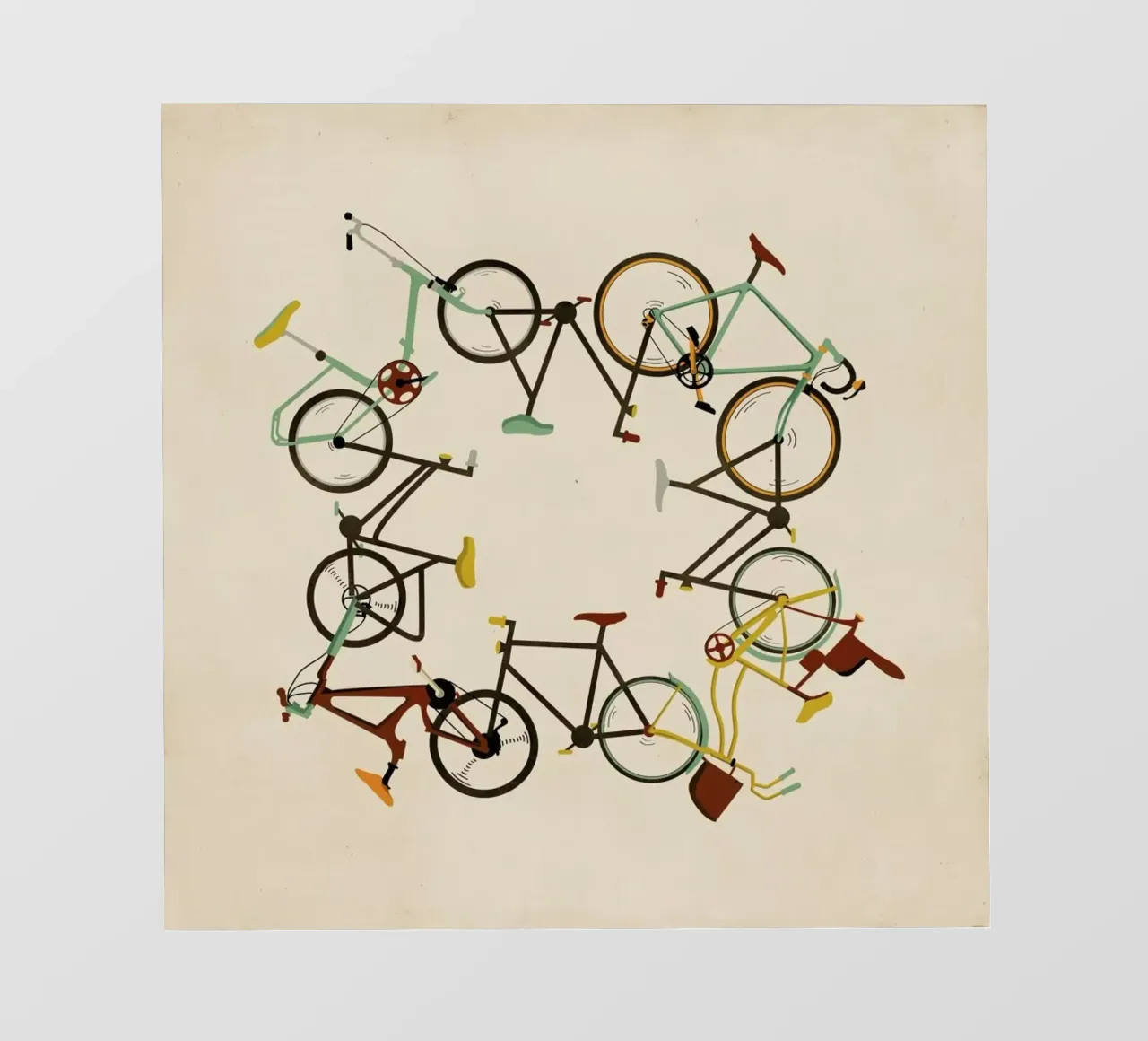 Bikes pellicola backlit da Giordano Poloni