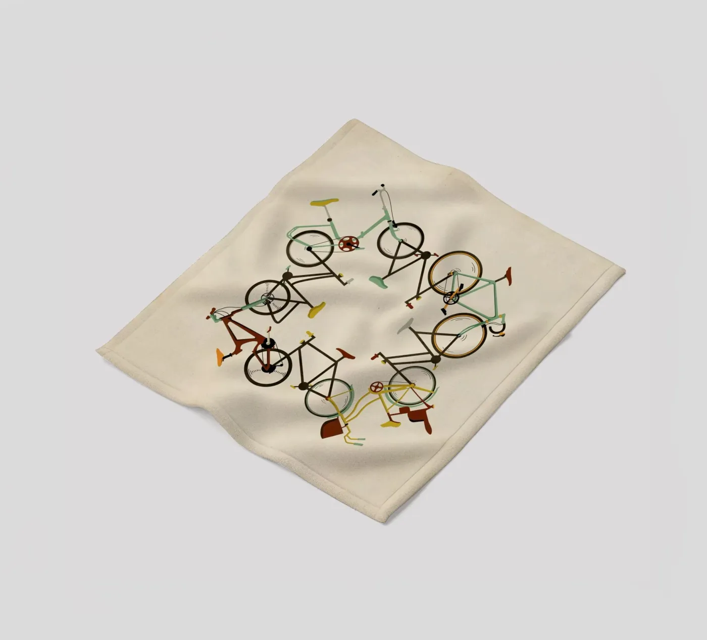Bikes Fleecedecke von Giordano Poloni