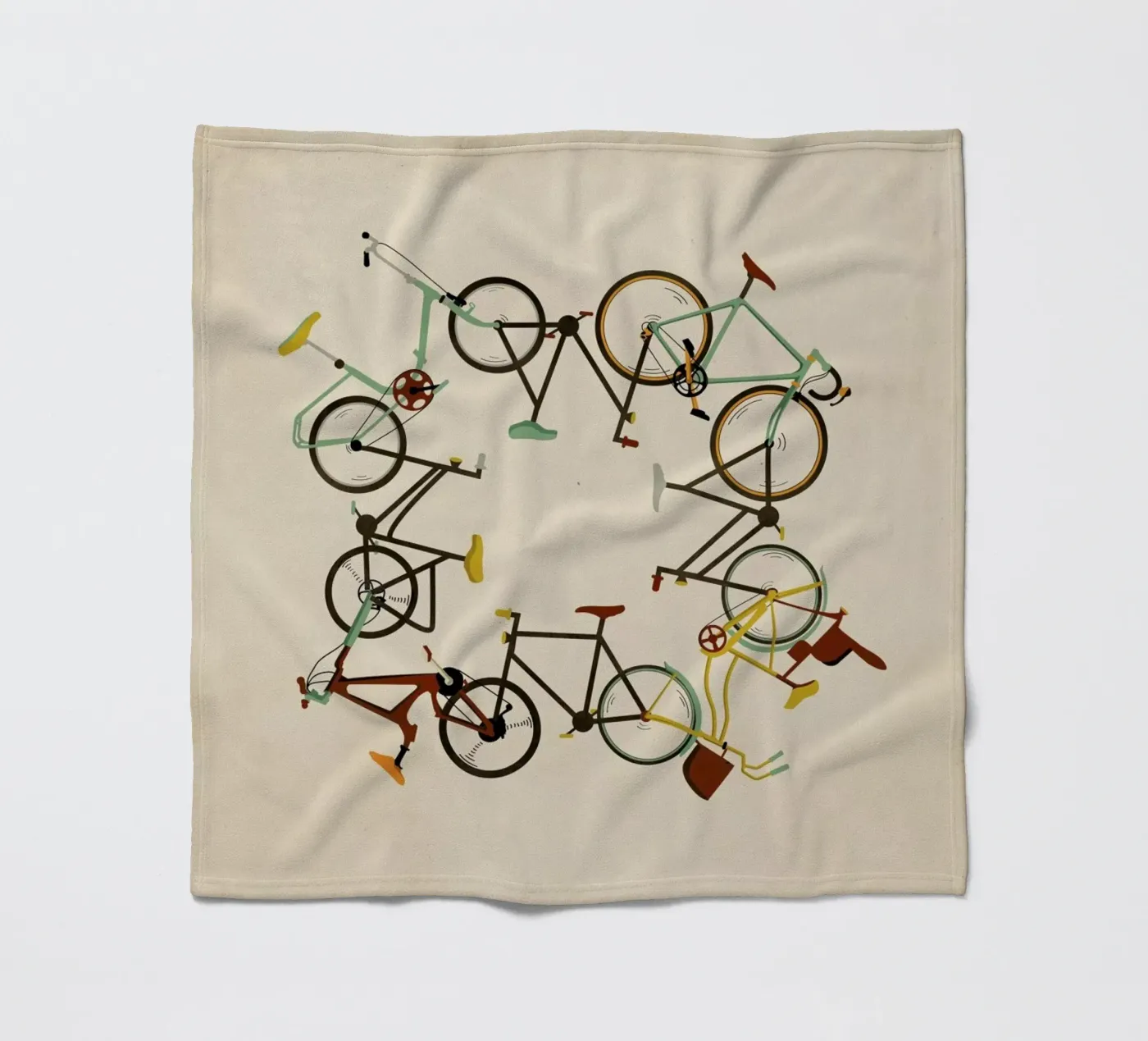 Bikes fleecedeken van Giordano Poloni