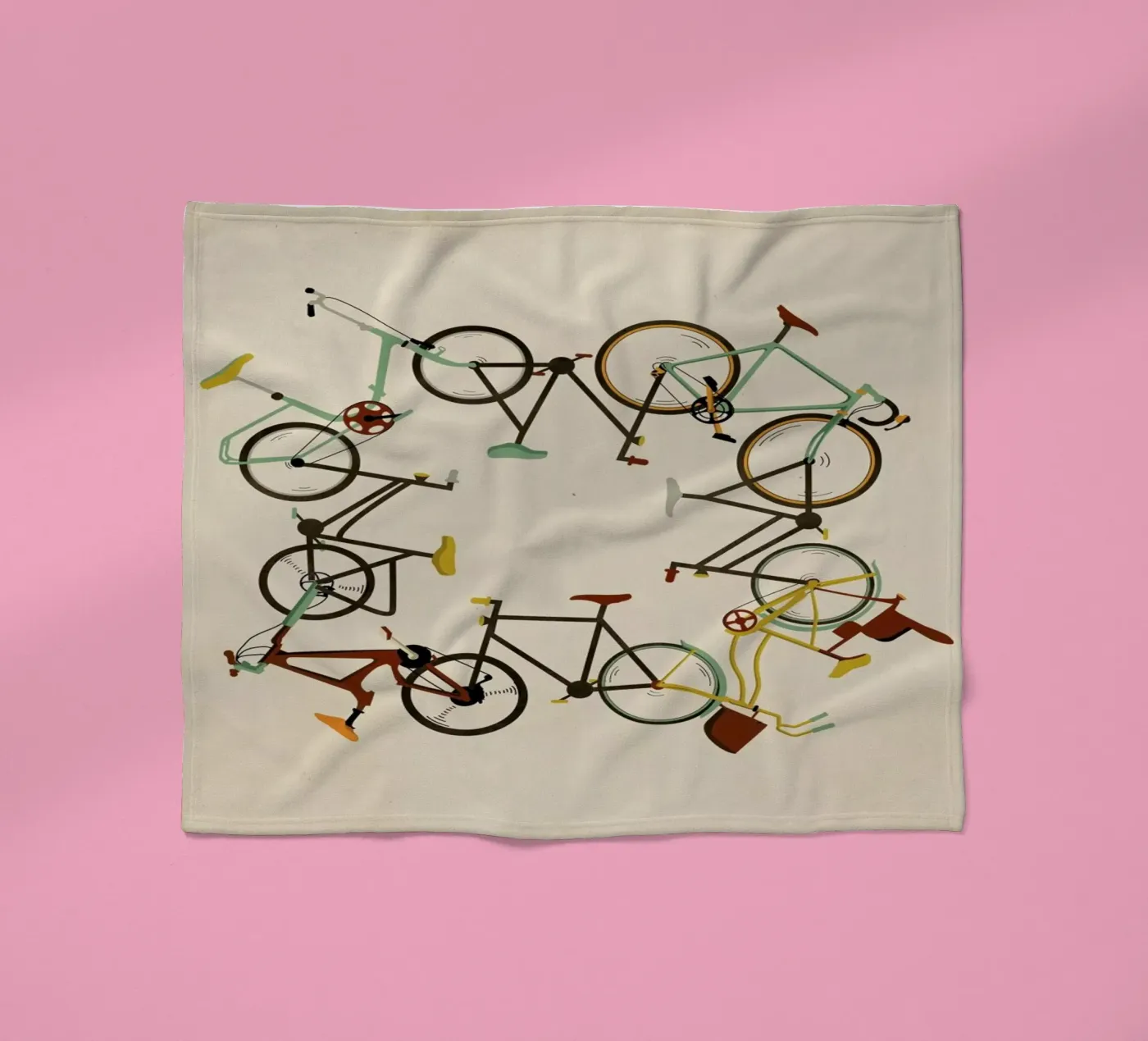 Bikes fleecedeken van Giordano Poloni