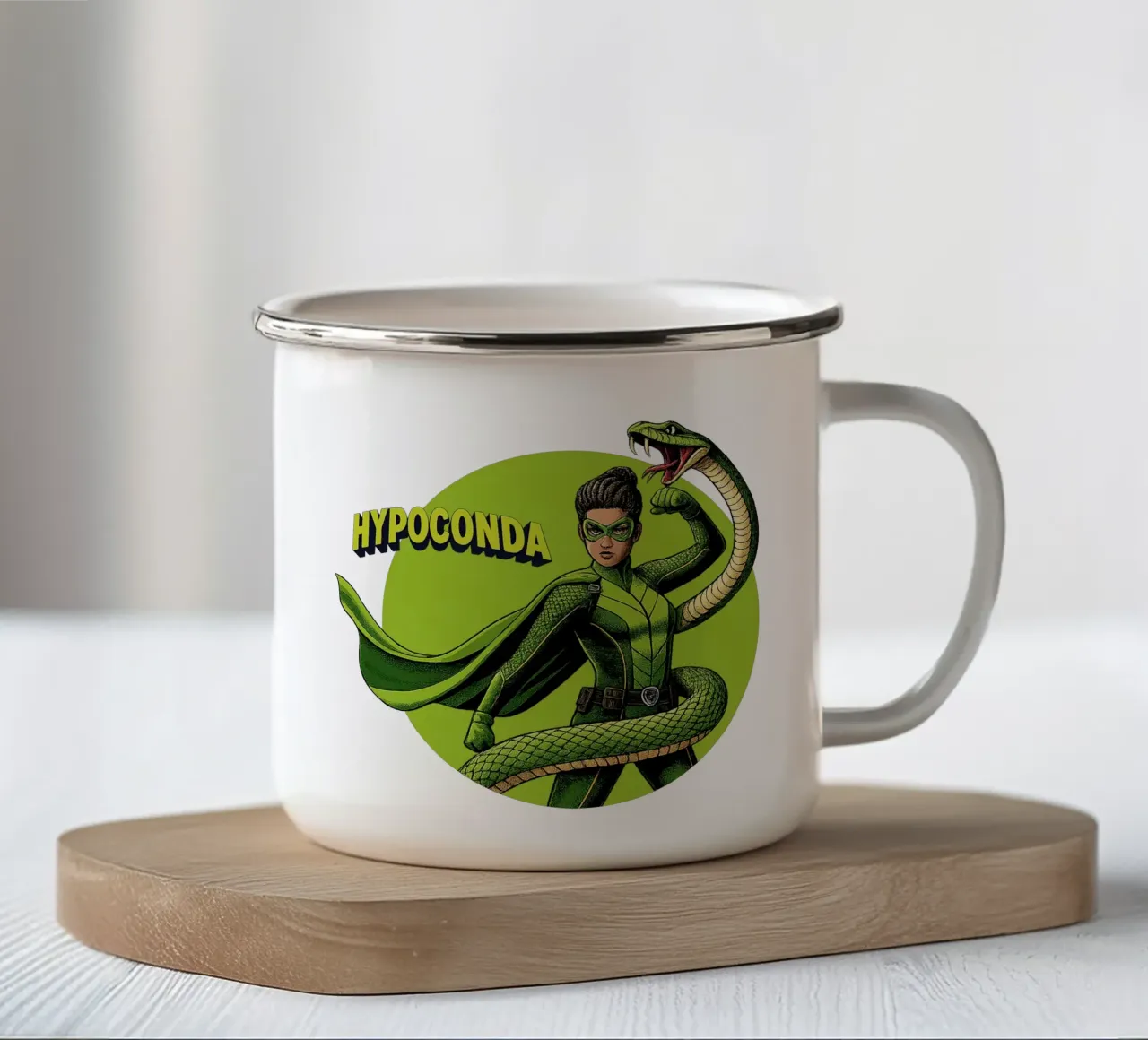HYPOCONDA tazza in smalto da Vintage Van Gogh