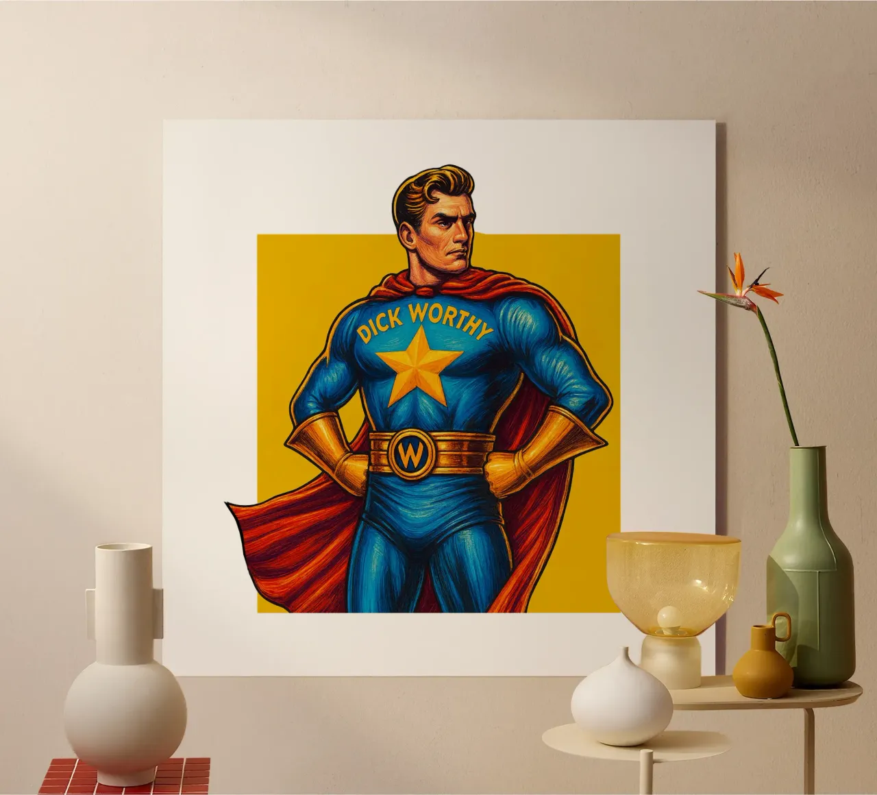 DICK WORTHY plexiglass da Vintage Van Gogh