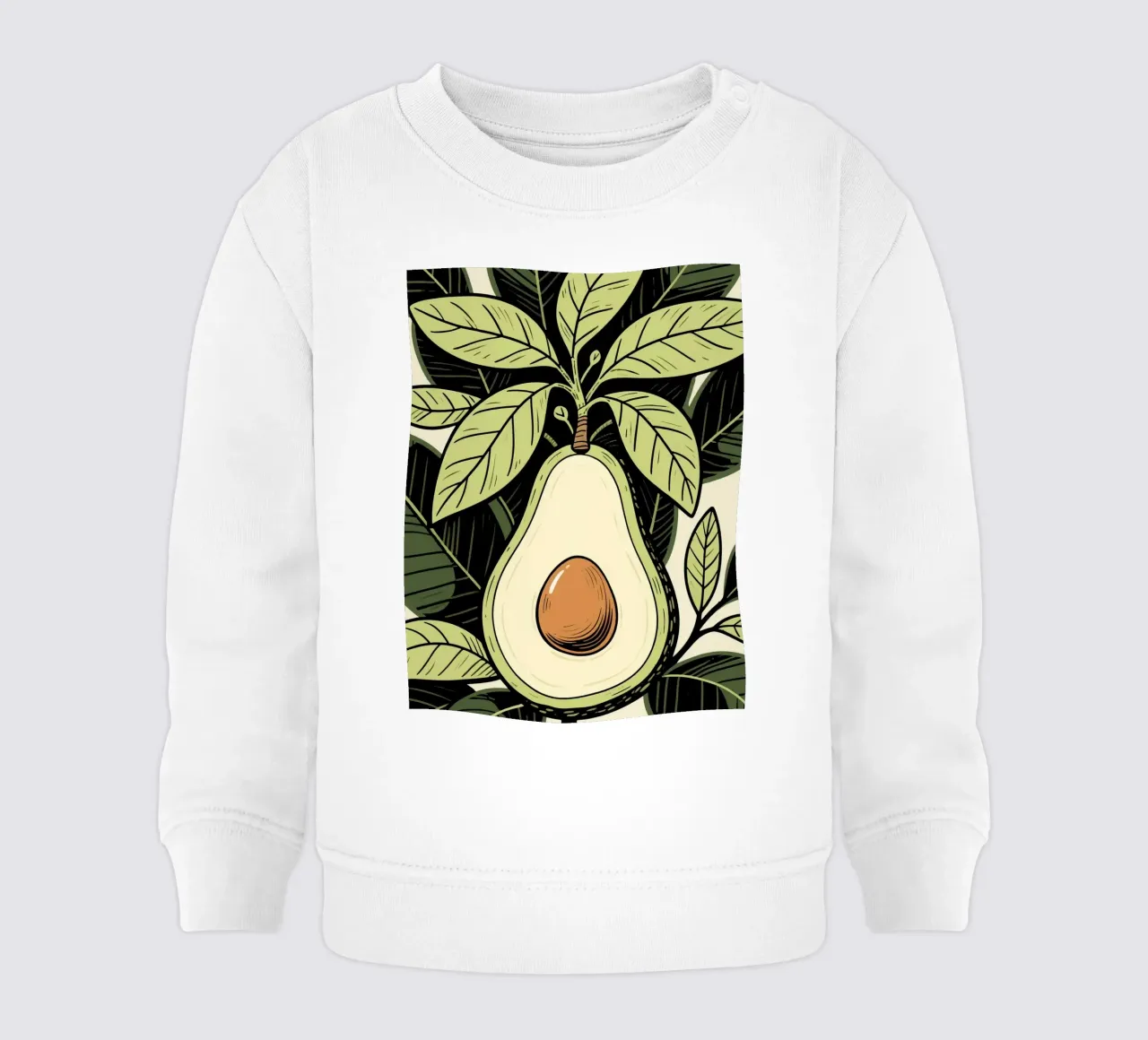 Pianta di avocado felpa neonato da knowledge