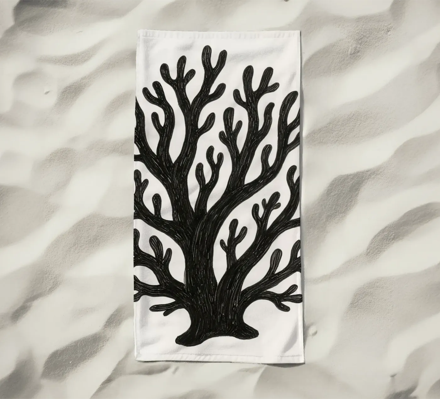 Corallo nero telo mare da knowledge